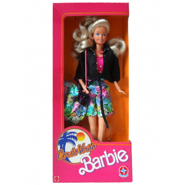 Cor do Verão Barbie (Black and pink swimsuit)