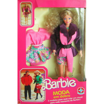 Barbie Moda Em Dobro Barbie Doll (Estrela)