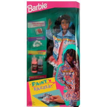 Paint 'N Dazzle Barbie Doll (AA)