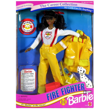 Fire Fighter Barbie Doll (AA)