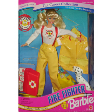 Fire Fighter Barbie Doll