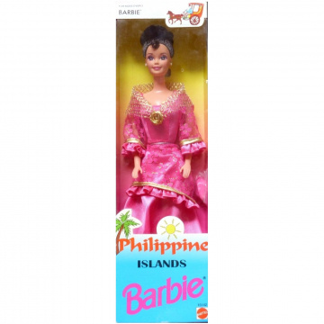 Philippine Islands Barbie II (pink and gold Maria Clara)