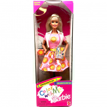 Color With Me Barbie Doll