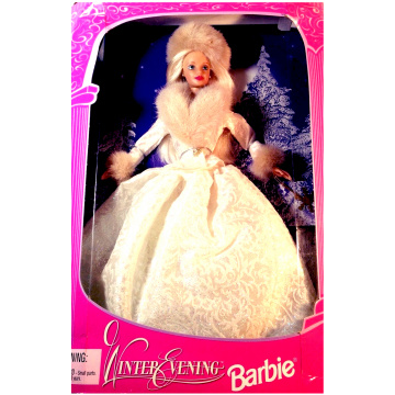 Winter Evening Barbie Doll (blonde)
