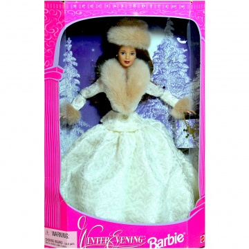 Winter Evening Barbie Doll (brunette)
