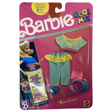 Barbie Fashion Cool Mix Aqua Blue Crop Top Capri Pants