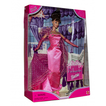 Pink Inspiration Brunette Barbie Doll