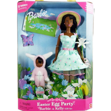 Barbie Easter Egg Party Barbie and Kelly Doll Gift Set African American