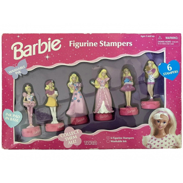 Barbie Figurine Stampers Set 6