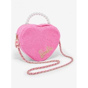 Our Universe Barbie Heart Figural Crossbody Bag - BoxLunch Exclusive