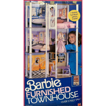 Barbie Townhouse 3 1/2 Feet High With Working Elevator
