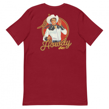 Barbie 1980's Howdy Ken Red T-Shirt