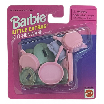 Barbie Little Extras Kitchen Wares Set