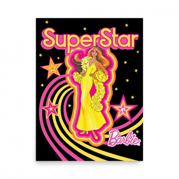 Barbie 1970's Superstar Poster