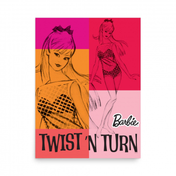 Barbie 1960's Twist N' Turn Poster