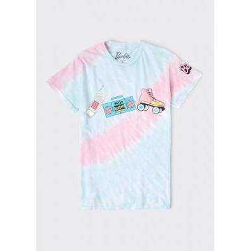 Plus Tie Dye Barbie Icons Graphic Tee