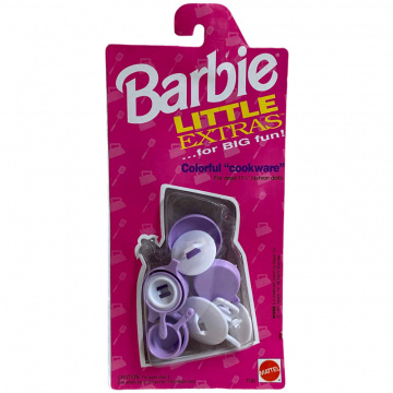 Barbie Little Extras for Big Fun cookware Set