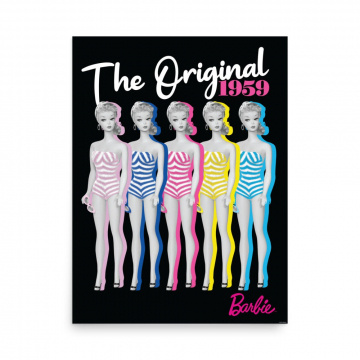 Barbie 1959 Technicolor Barbie Poster