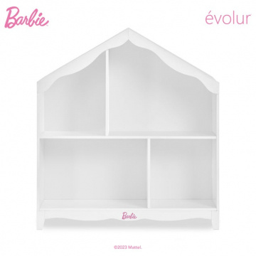 Barbie Evolur Rose Hutch/Bookcase White