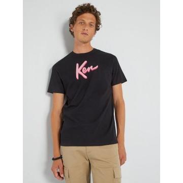 Ken Barbie Printed T-Shirt - black