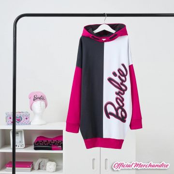 Barbie Sudadera Oversize Niña - Vestidos Sudaderas para Niñas