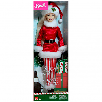 Santa's Helper Barbie Doll