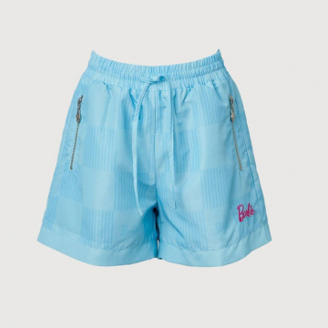 Barbie™ x Bonia Checkered Shorts (Light Blue)