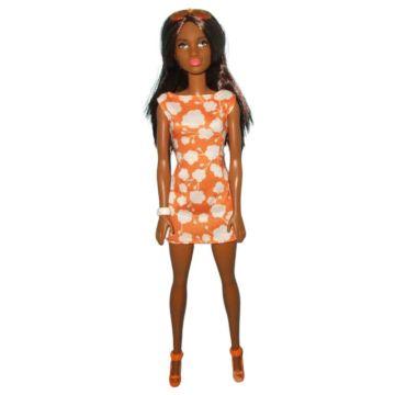 Barbie® Blonde - Orange Dress