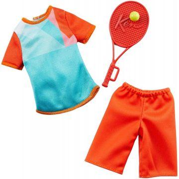 Barbie Clothes - Career Outfits for Ken Doll, Tennis Player Uniform with Ball and Racket
