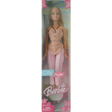 Barbie City Style Doll (Pink Outfit)