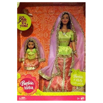 Barbie & Kelly in India gift set