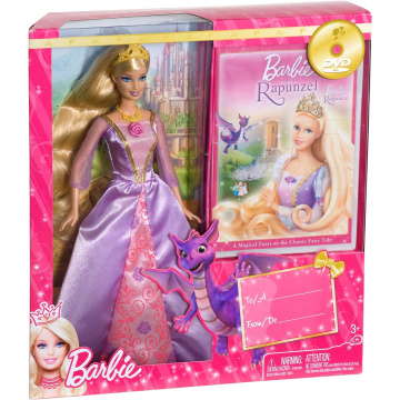 Barbie Rapunzel doll and DVD giftset