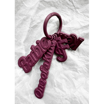 TFS x Barbie™ Keychain Charms - Burgundy