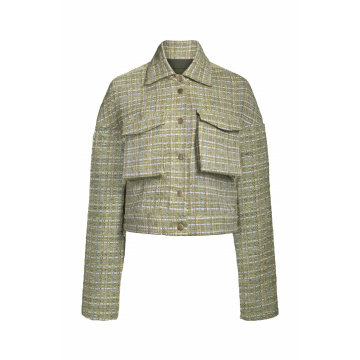 Hilary MacMillan x Barbie® 65 - Barbie® Tweed Crop Jacket