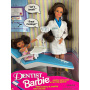 Dentist Barbie Brunette Doll with Brunette Kelly