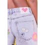 Barbie™ Floral Denim Shorts