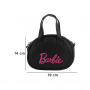 Barbie Synthetic Black Crossbody Bag 19x7x14 Cm