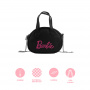 Barbie Synthetic Black Crossbody Bag 19x7x14 Cm