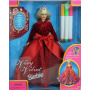 Very Velvet Barbie Doll (blonde, red)