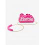 Barbie Logo Fuzzy Mini Crossbody Bag