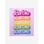 Barbie Name Stack Throw Blanket