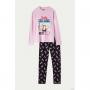 Girls' Long Pajamas with Barbie x Tezenis Print