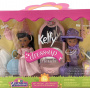 Kelly & Liana Dress up Friends Barbie Doll Set Fairy Princess Movie Star (AA)