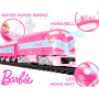 Lionel Mattel Barbie Battery O Gauge Toy Train Set with Remote, Locomotive, Train Cars, & Track with Authentic Train Sounds, Lights, & Water Vapor Smoke Effects