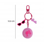 Barbie Keychain Pink Synthetic Macaron Design 12.5 Cm