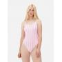 Barbie The Movie Striped Swimsuit