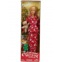 Christmas Morning™ Barbie® Doll (Brown Toy Bear)