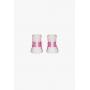 Balmain x Barbie Pink canvas high-top B-Court sneakers