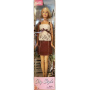 Barbie City Style Doll White Lace Top & Brown Skirt