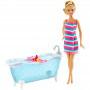 Barbie® Doll & Bathtub (blonde)